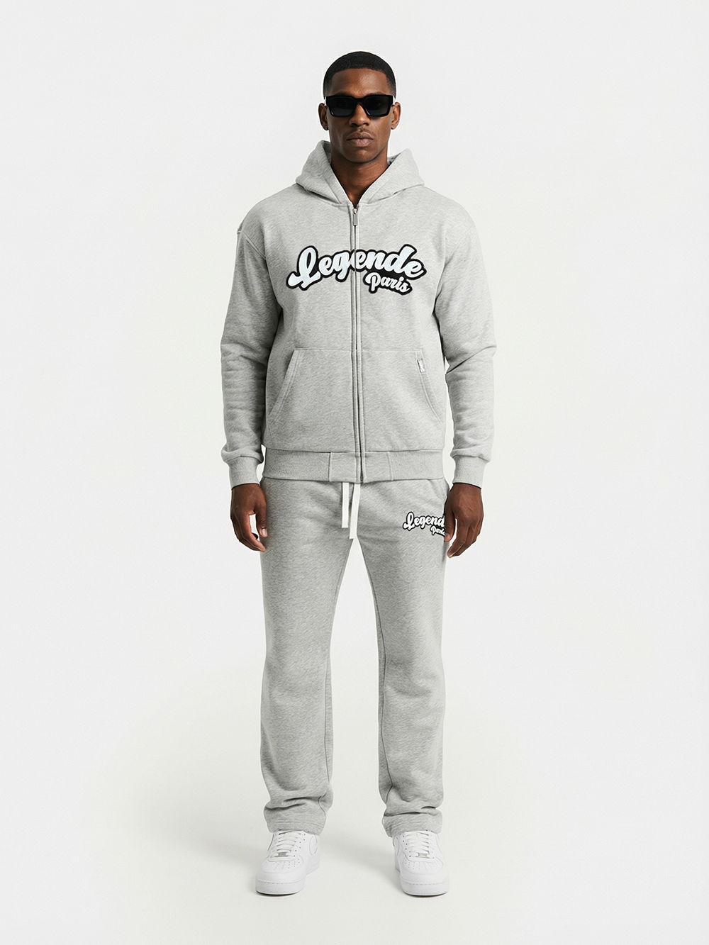 GUM LOGO HOODIE - GREY
